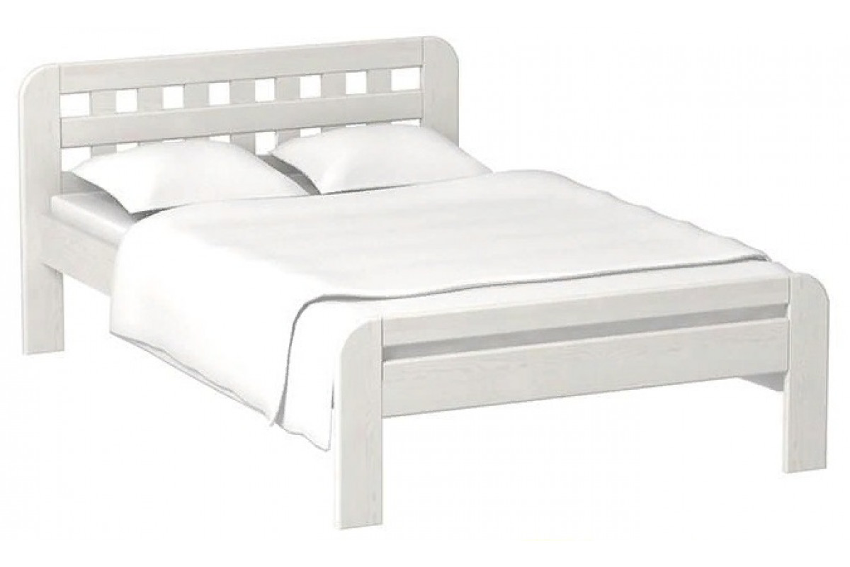 кровать белая 140 200