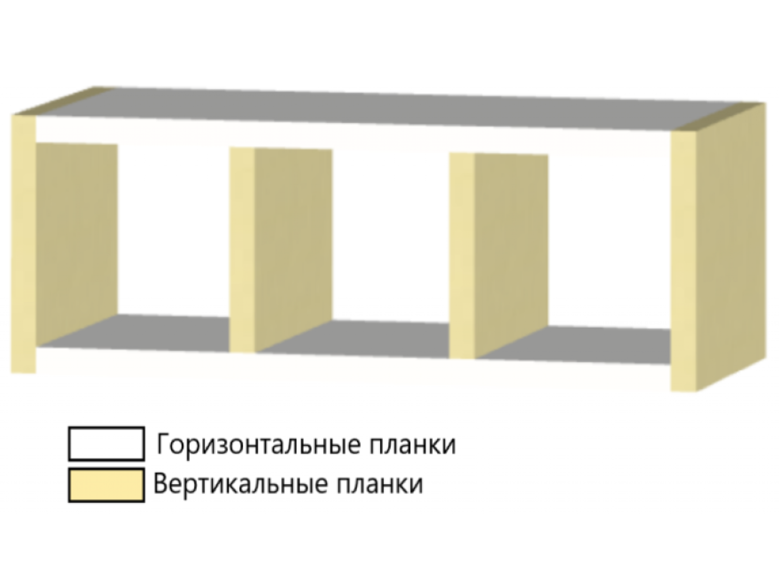 Полка горизонтальная