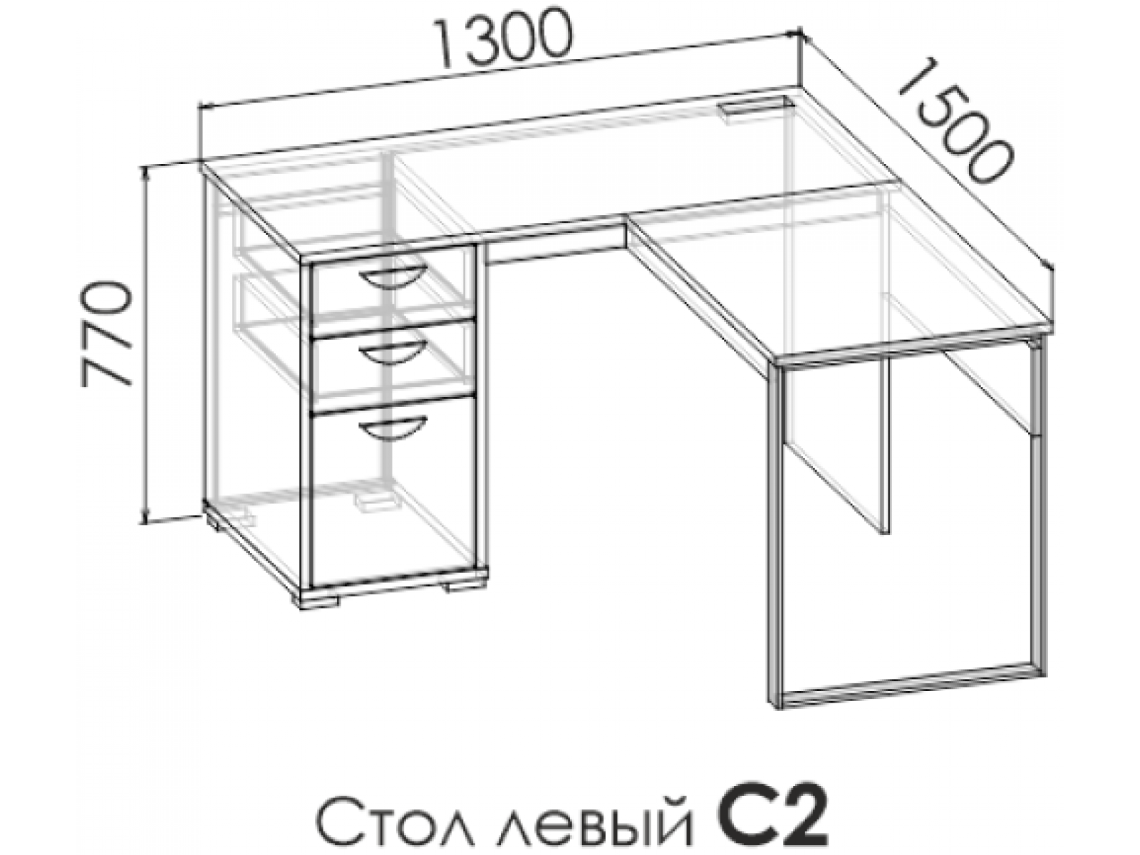 Схема сборки компьютерного стола грета 4