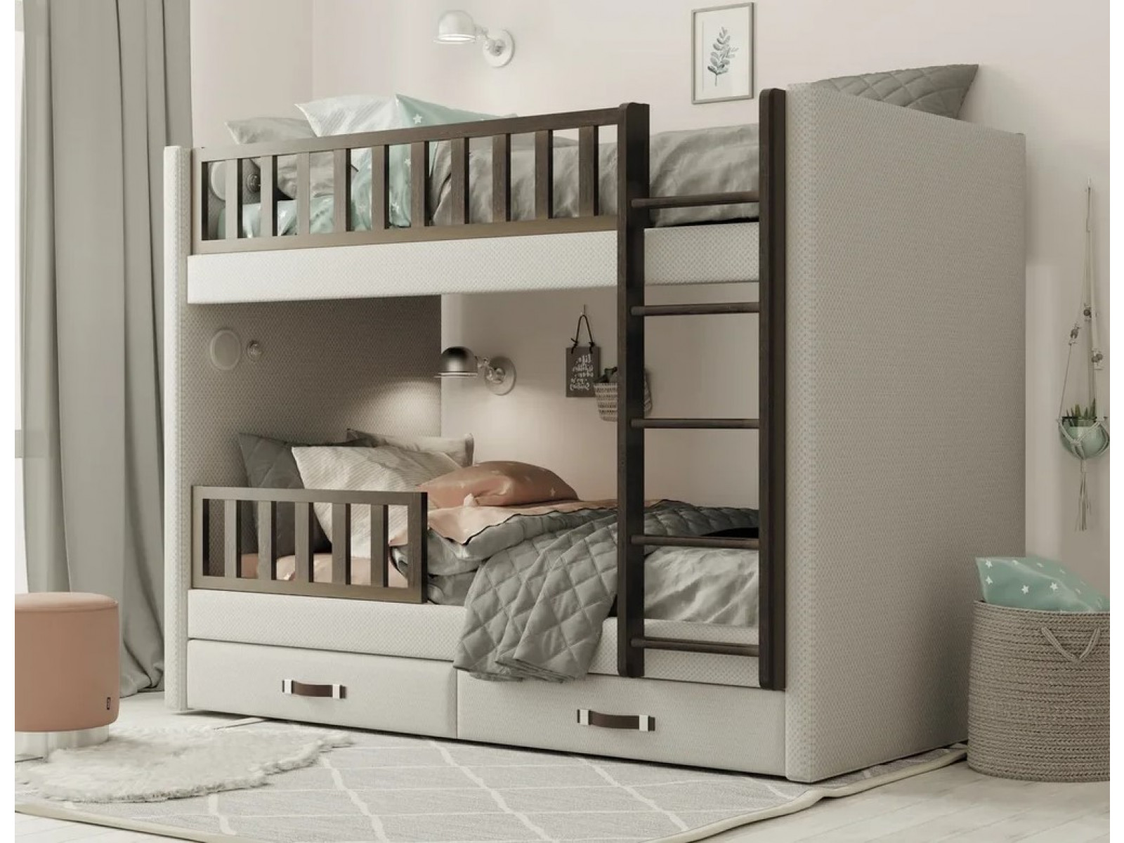 Детские 2-х ярусные кровати — купить недорого по ценам производителя в Москве.