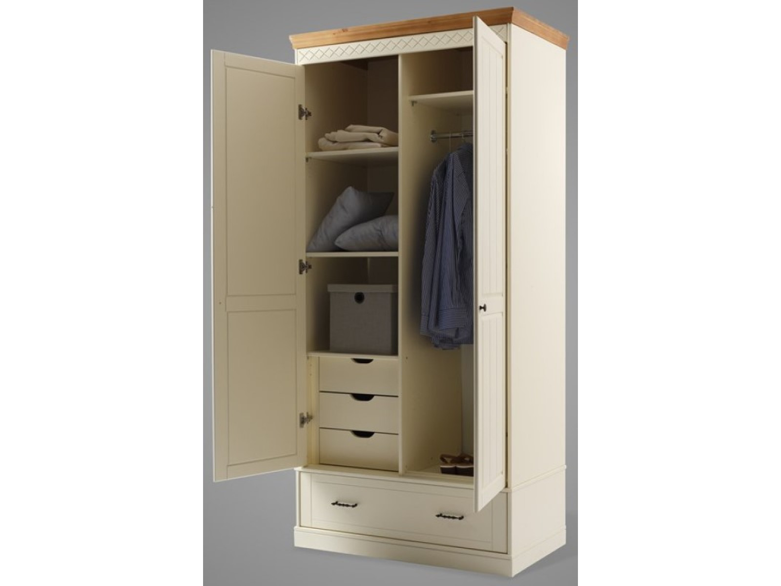 шкаф для одежды комбинированный 854х450х2010