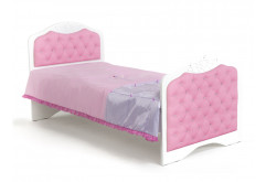Кровать с изножьем и стразами классик Princess Swarovski