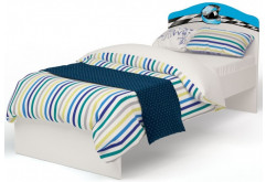 Кровать классика La-Man голубой