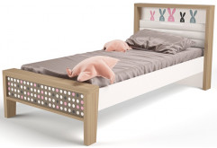 Кровать Mix Bunny розовый