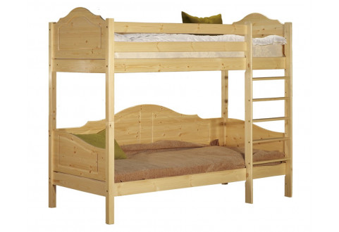 Детская мебель Кровать двухъярусная с нижней тахтой Кая