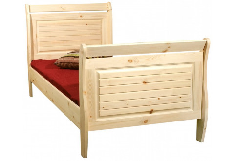 Детская мебель Кровать с изогнутым изголовьем и изножьем Дания
