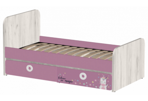 Детская мебель Кровать с ящиками 800х1700 Mini print