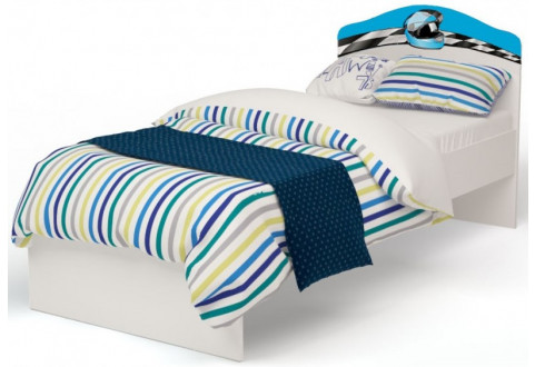 Детская мебель Кровать классика La-Man голубой