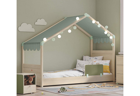 Детская мебель Кровать с надстройкой для балдахина Montes Baby Natural