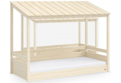 Детская мебель Кровать-домик с крышей Montes Baby Natural