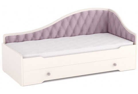 Детская мебель Кровать-диван угловой с мягкой спинкой Сиена
