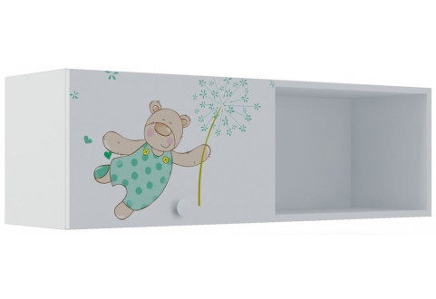 Детская мебель Шкаф навесной с дверцей 1200 мм Baby
