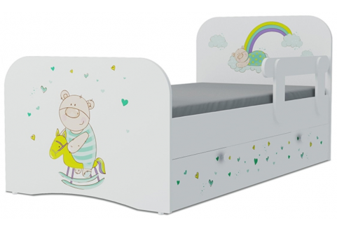 Детская мебель Кровать с выдвижным ящиком 80х160 Стандарт Baby 