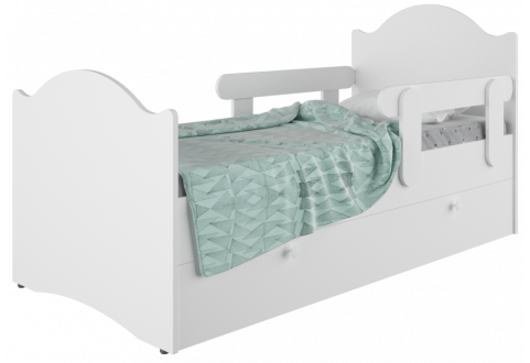 Детская мебель Кровать с выдвижным ящиком 80х170 см Эксклюзив Baby Texture
