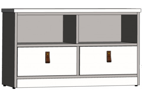 Детская мебель Тумба комбинированная два ящика Nivona