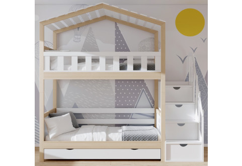 Детская мебель Кровать двухъярусная Хома Simple
