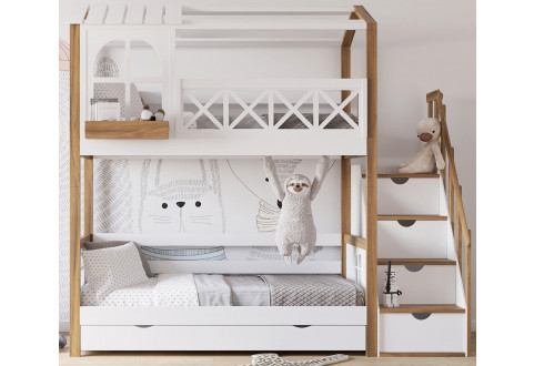 Детская мебель Кровать двухъярусная Хома Prado