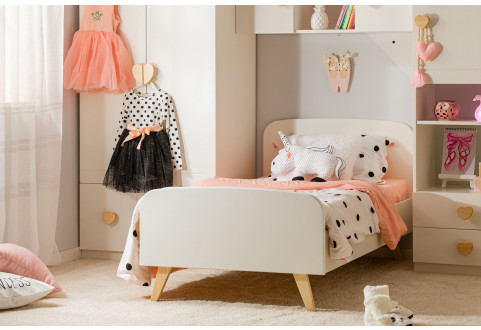 Детская мебель Кровать с гладким изголовьем Тимберика Кидс