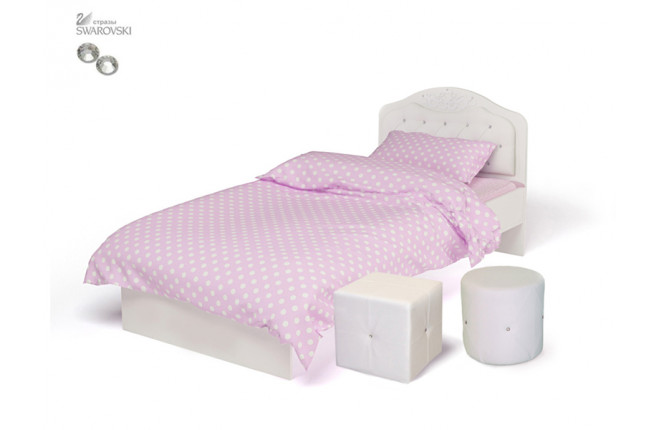 Кровать классик Princess Swarovski