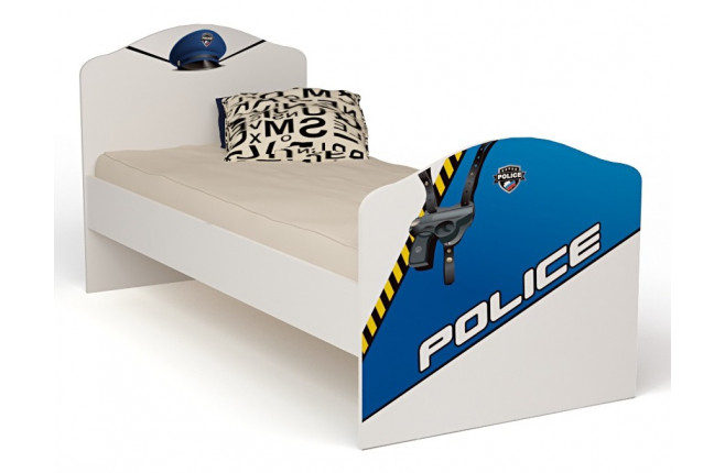 Кровать с высоким изножьем Police