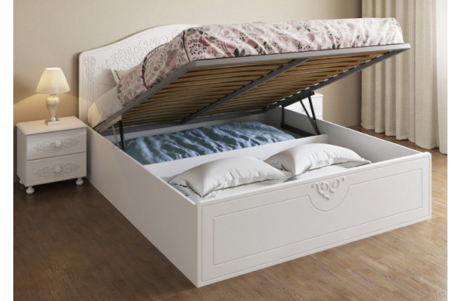 Кровать двуспальная с подъемным механизмом Ассоль