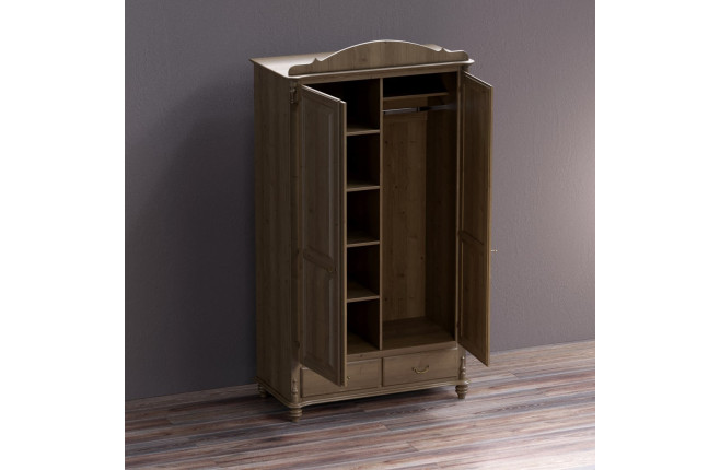 Шкаф двухдверный комбинированный с ящиками Скандия