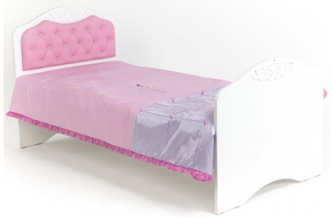Кровать с изножьем классик Princess Swarovski