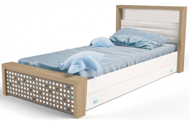 Кровать с ящиком для хранения Mix Bunny голубой