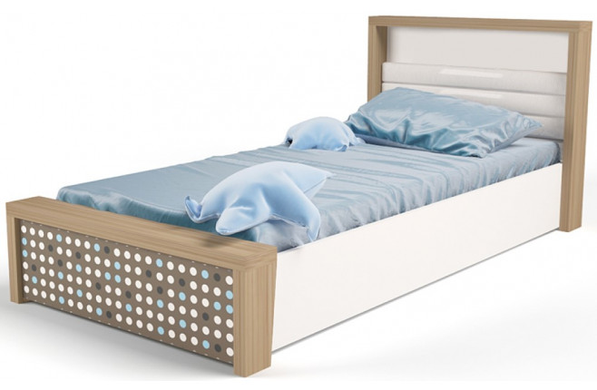 Кровать с подъемным механизмом Mix Bunny голубой