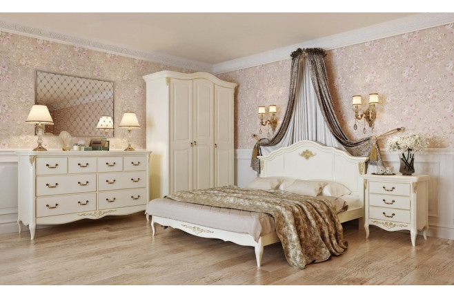 Шкаф трехдверный Romantic Gold