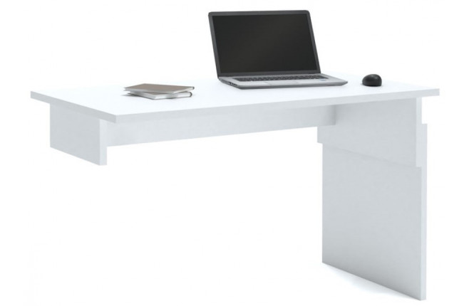 Письменный стол приставной Flex Plus White