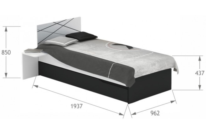 Кровать X Dark