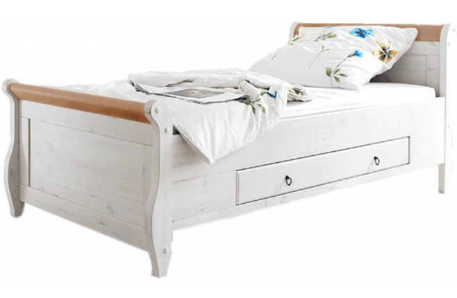 Кровать односпальная с ящиками Мальта-Хельсинки