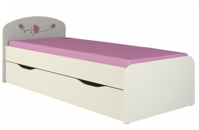 Кровать с выкатным ящиком Розалия