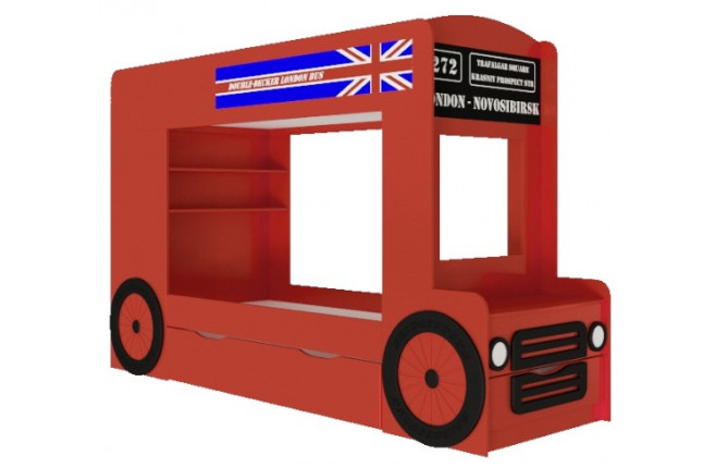Двухъярусная кровать-автобус Лондон