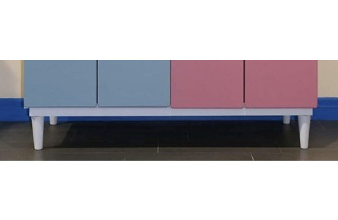 Комбинация с двумя шкафами-стеллажами с дверцами Тимберс Кидс