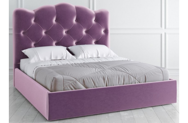 Кровать с высоким мягким изголовьем Vary bed 