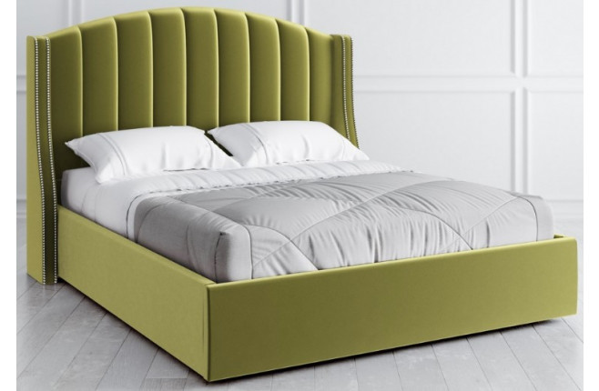 Кровать с молдингом и изогнутым изголовьем Vary bed