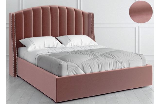 Кровать с молдингом и изогнутым изголовьем Vary bed