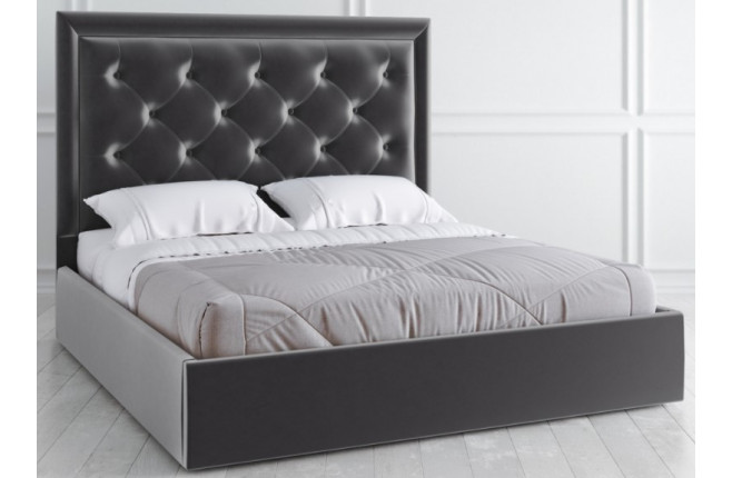 Кровать с высоким прямым изголовьем Vary bed