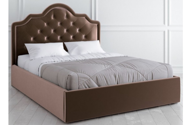 Кровать с высоким изголовьем и утяжкой Капитоне Vary bed