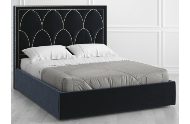 Кровать с прямым мягким изголовьем Vary bed
