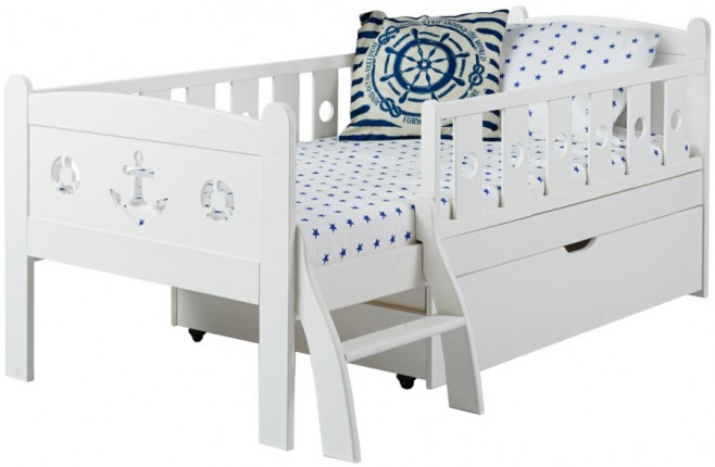 Кровать с приставной лесенкой Тимберика Кидс