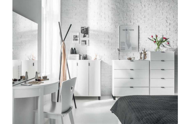 Комод c четырьмя ящиками и подсветкой Simple