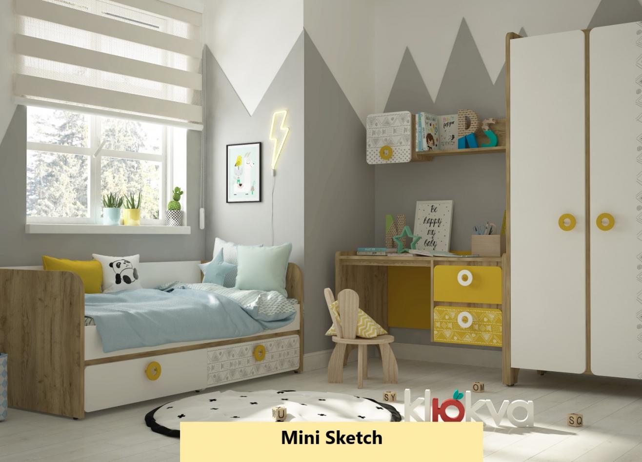 Коллекция детской мебели Mini print