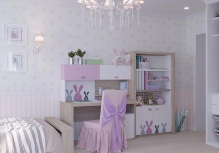 Детская мебель Mix Bunny розовый