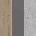 Детской мебель в цвете Космо: Дуб Ирландский + Серый + Цемент