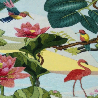 Детской мебель в цвете Бруно: Фламинго